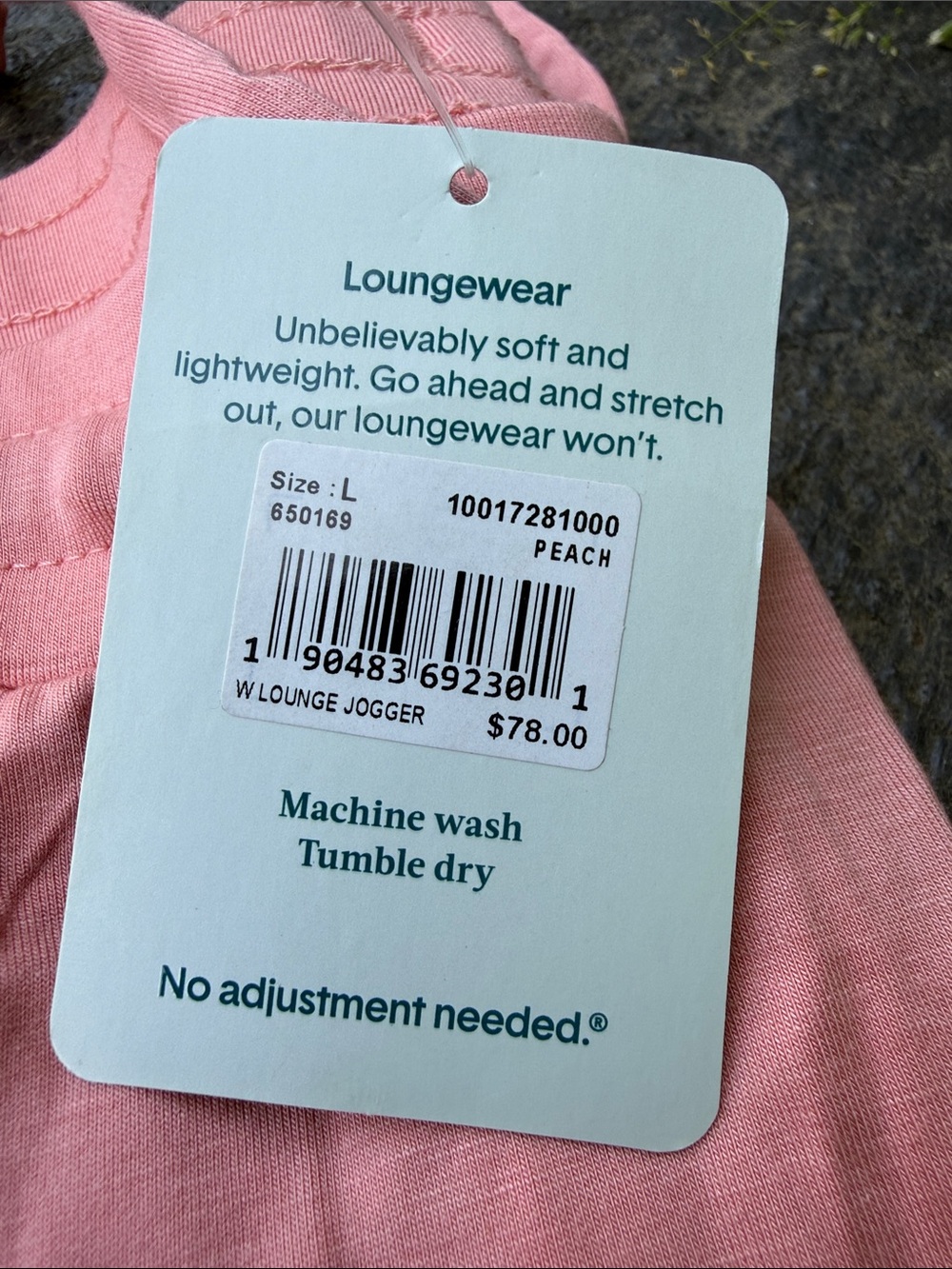 Tommy John Coral Peach Lounge Pants - Picture 3 of 7